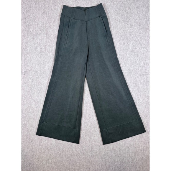 Calia Pants - k97. Calia Womens XS Olive Green Wide Leg High Waisted Lounge Pants Side Pockets